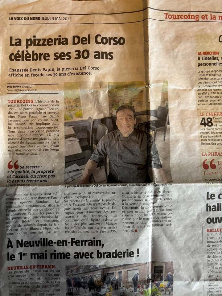 Journal Pizzeria Del Corso