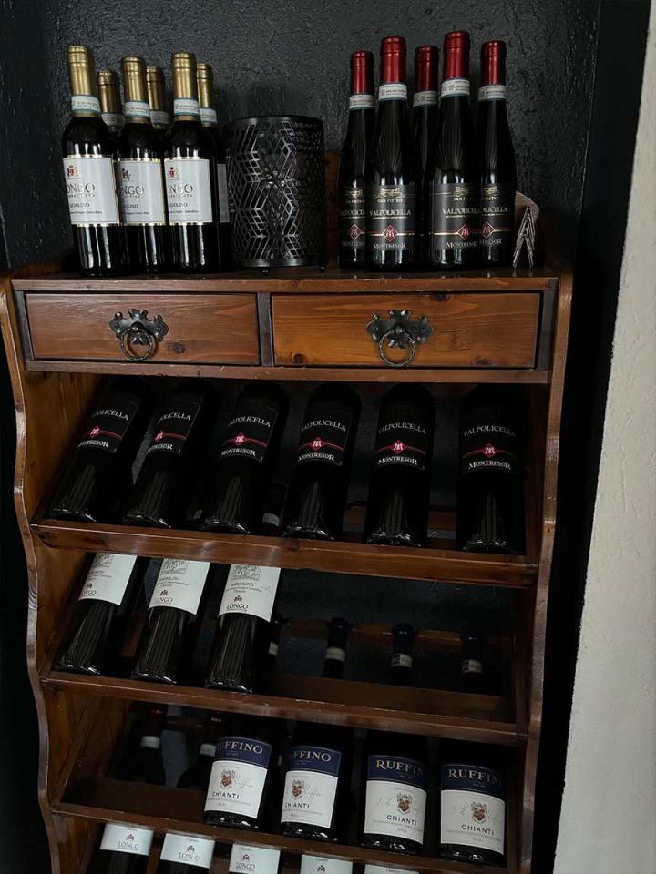 Selection Vin au Restaurant Del Corso